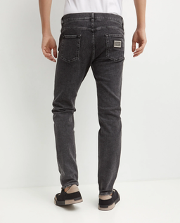 Ciemnoszare jeansy Slim Fit - Image #3