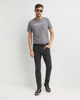 Ciemnoszare jeansy Slim Fit - Image #2
