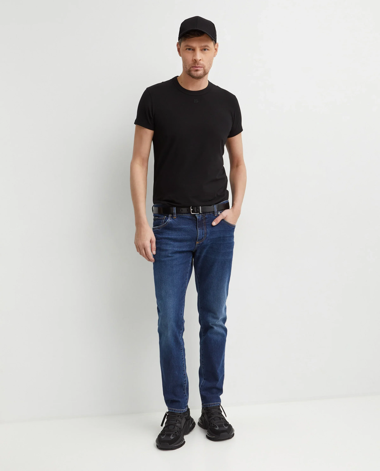 Grantowe jeansy Slim Fit