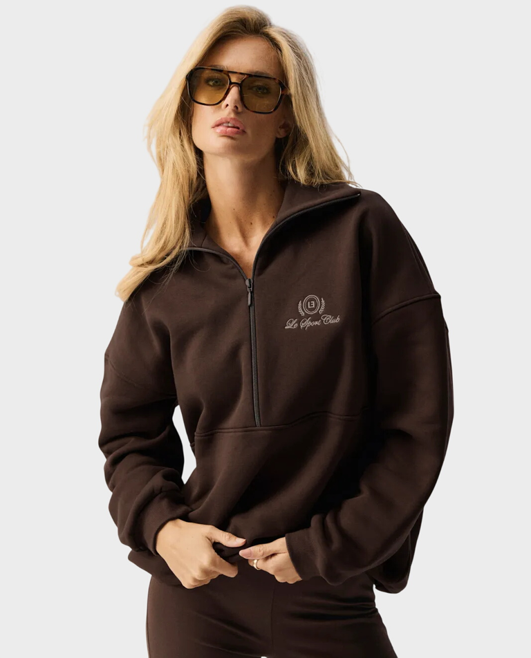 Brązowa bluza Stacey Zip