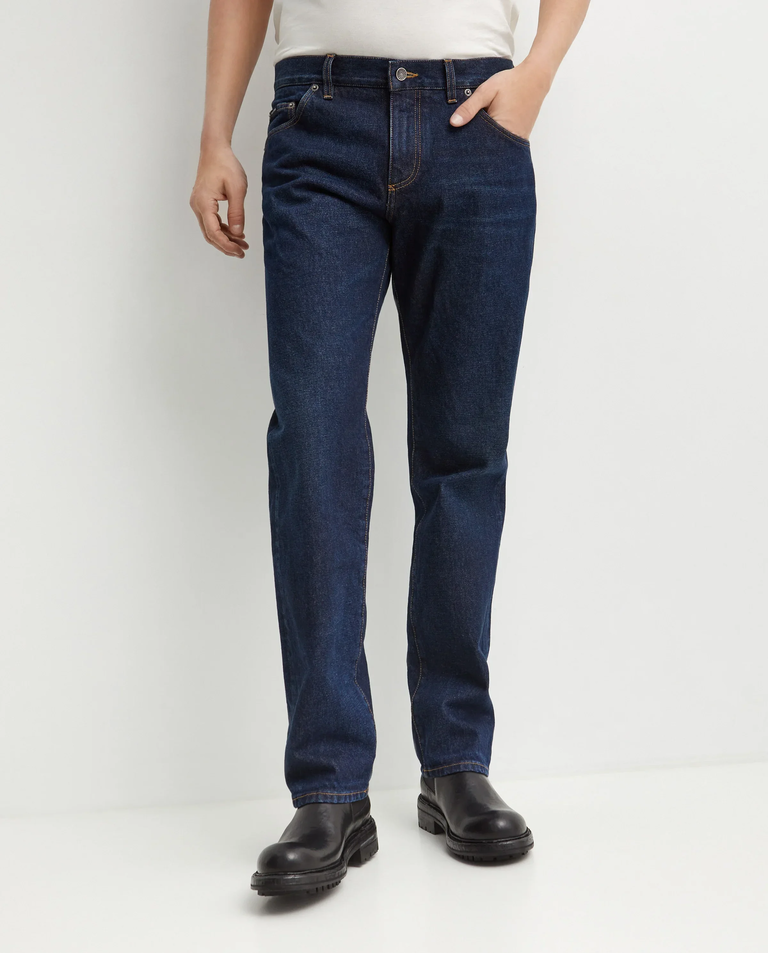 Granatowe jeansy Classic Fit