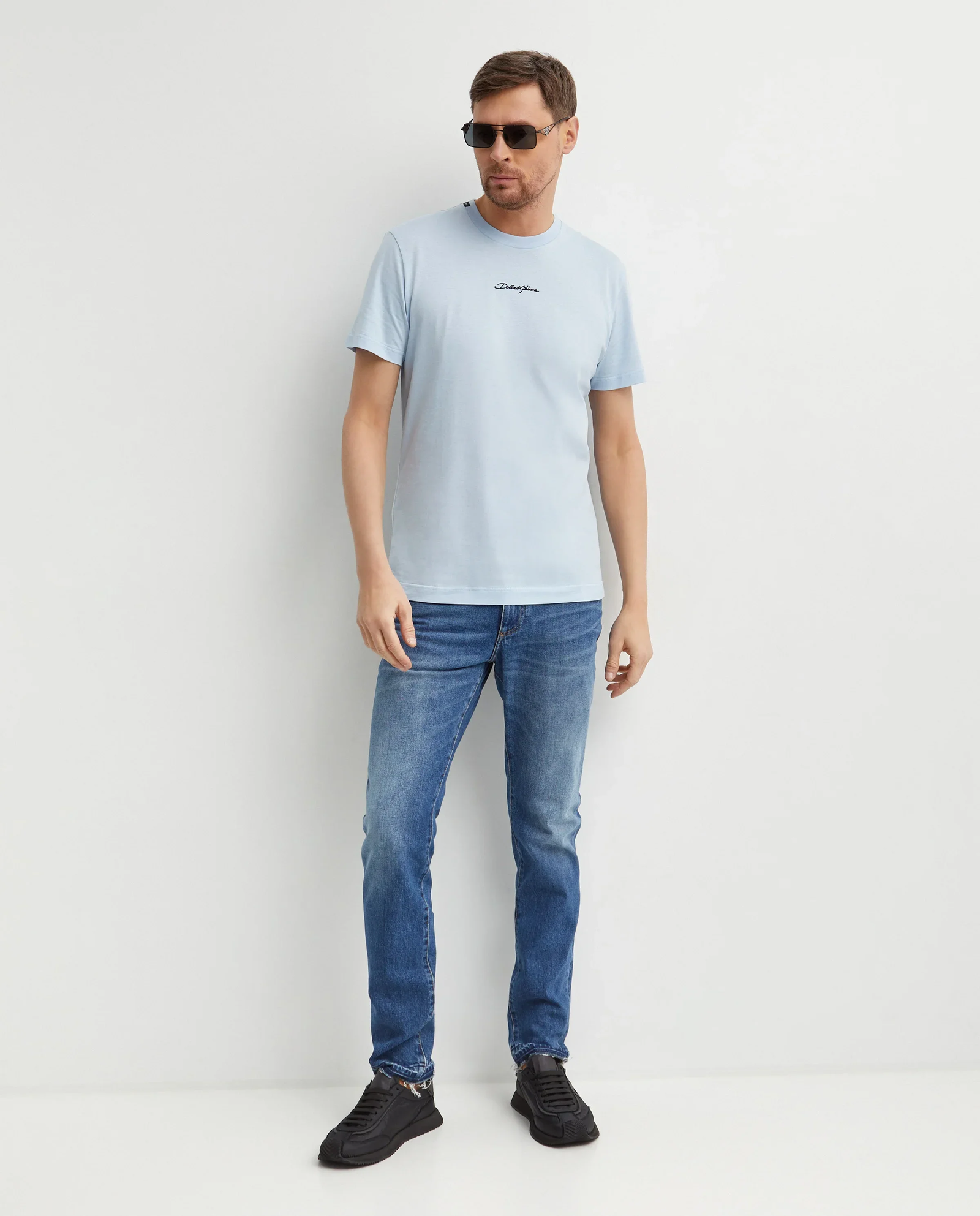 Niebieskie jeansy Slim Fit - Image #1