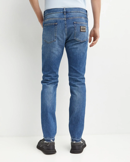 Niebieskie jeansy Slim Fit - Image #2