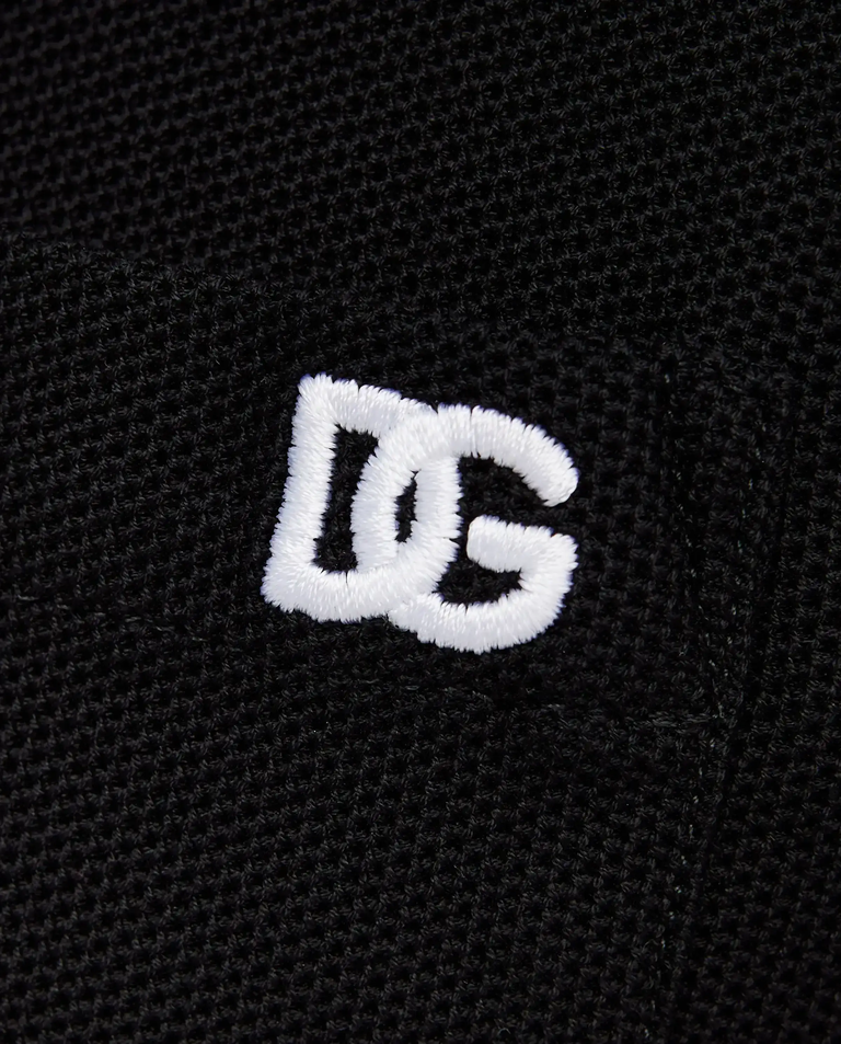 Czarna koszulka polo z logo - Image #4