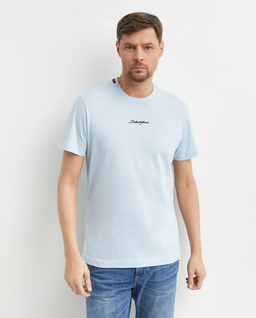 Jasnoniebieski t-shirt z logo - Image #0