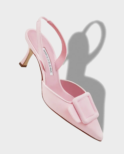 Jasnoróżowe czółenka Maysli 70 - Image #2