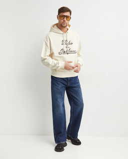 Granatowe jeansy z logo - Image #2