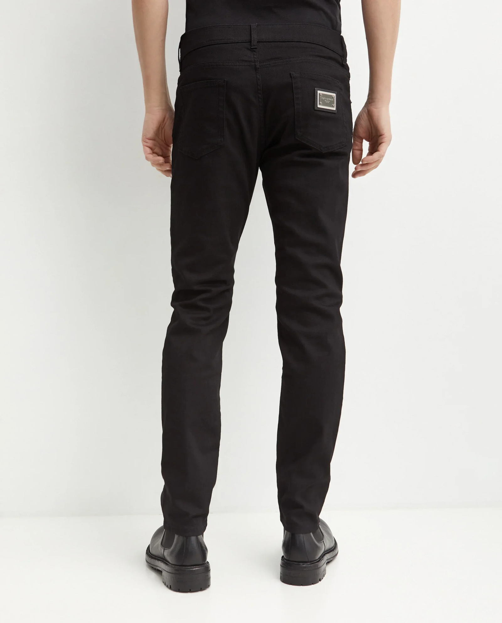 Czarne jeansy Slim Fit - Image #3