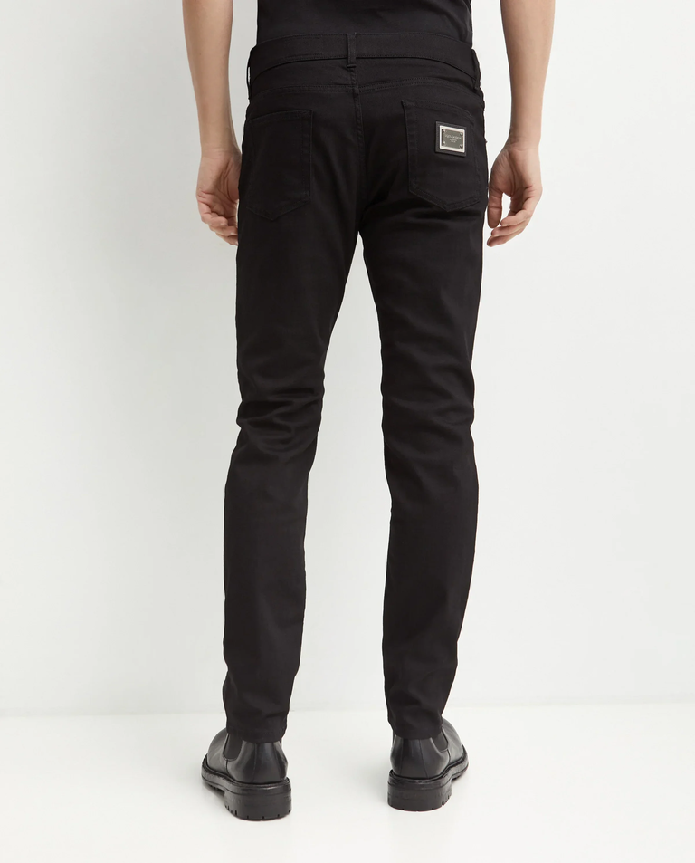 Czarne jeansy Slim Fit - Image #3