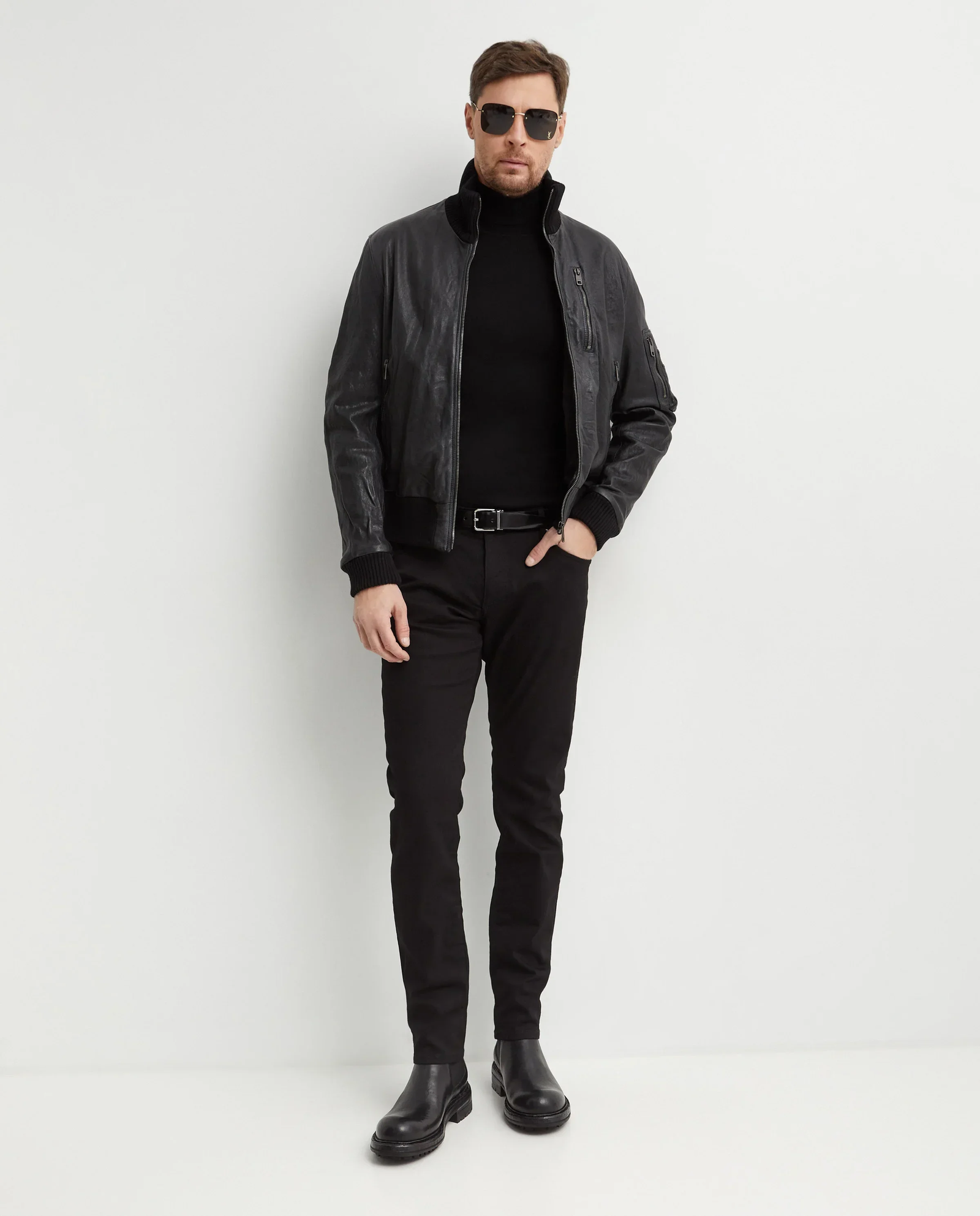 Czarne jeansy Slim Fit - Image #2