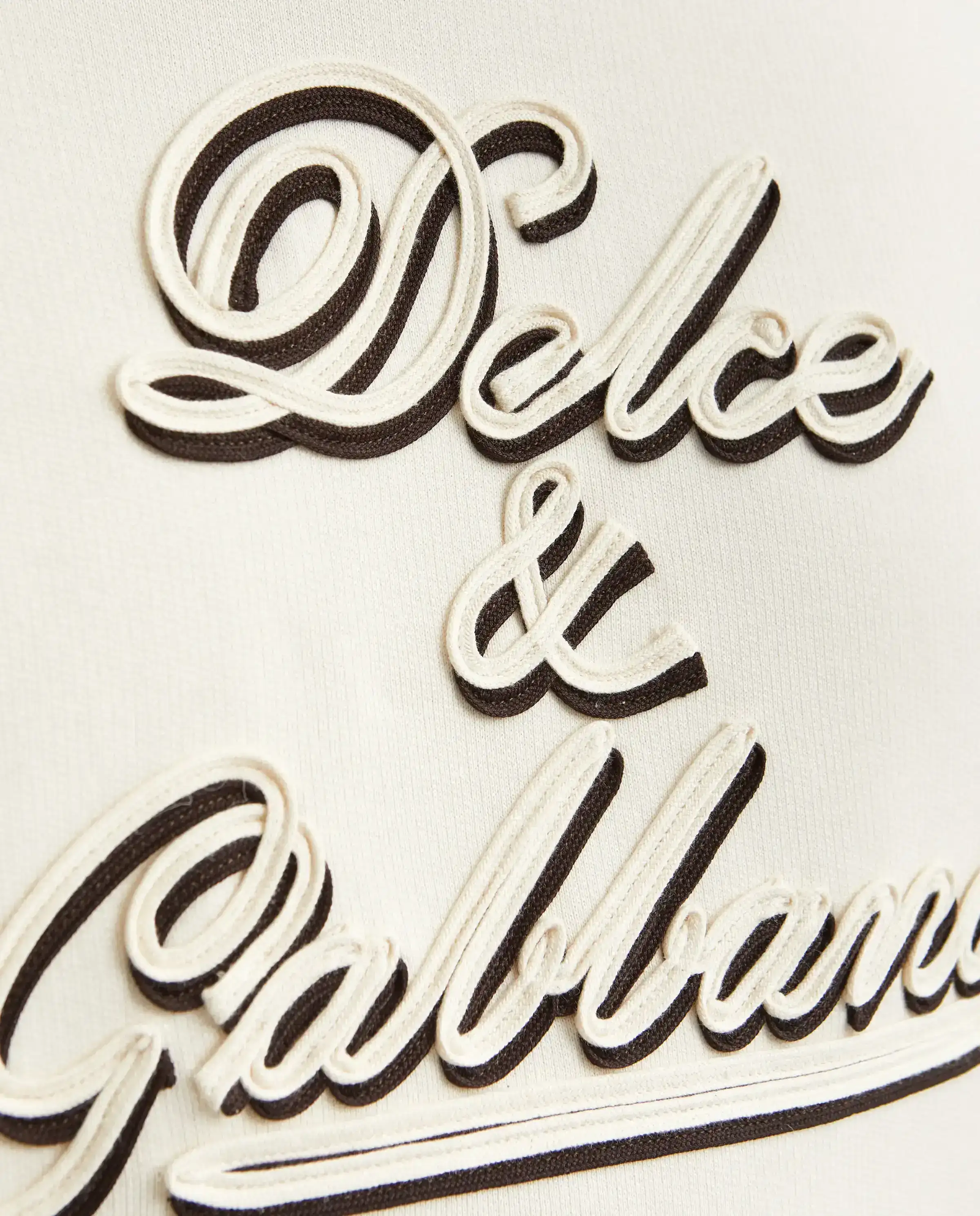 Kremowa bluza z kapturem - Image #4