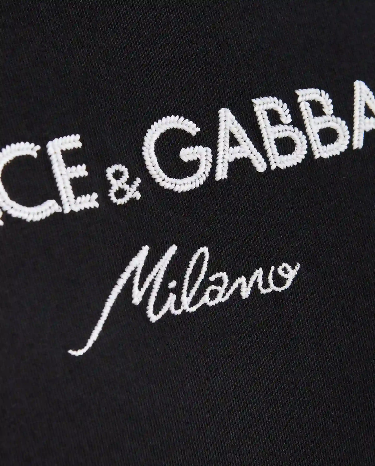 Czarny t-shirt z logo - Image #4