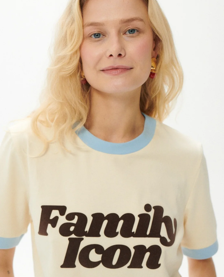 Kremowy t-shirt Family Icon - Image #3