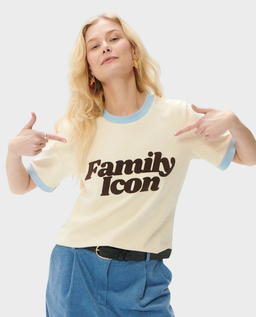 Kremowy t-shirt Family Icon - Image #0