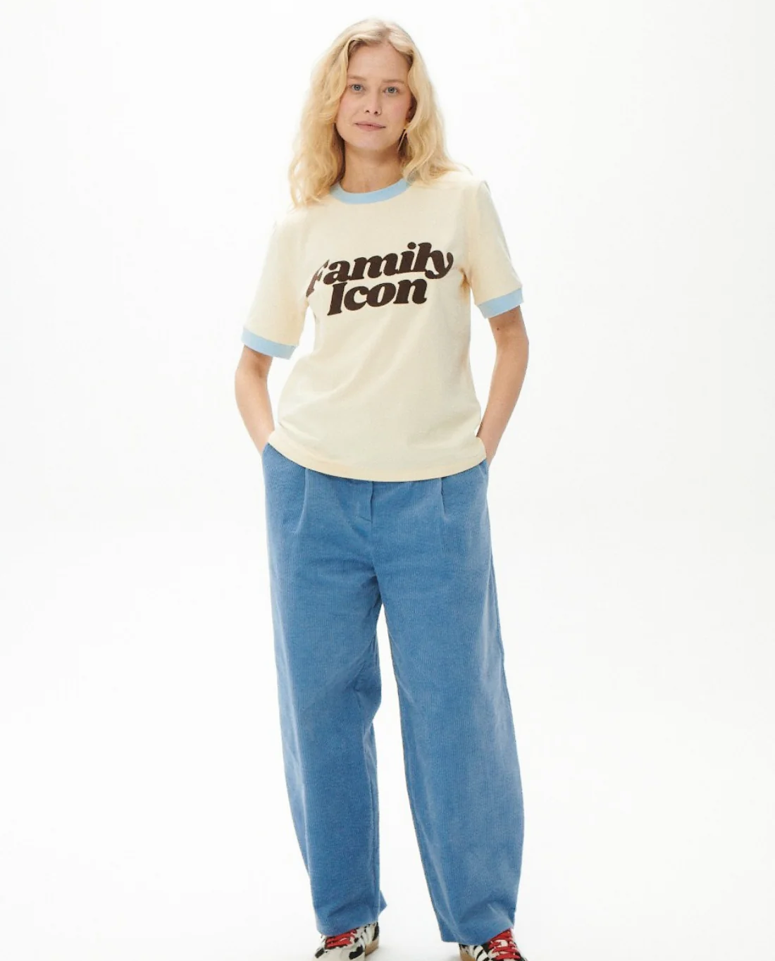 Kremowy t-shirt Family Icon - Image #2