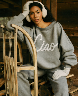 Szara bluza Domenica - Image #5