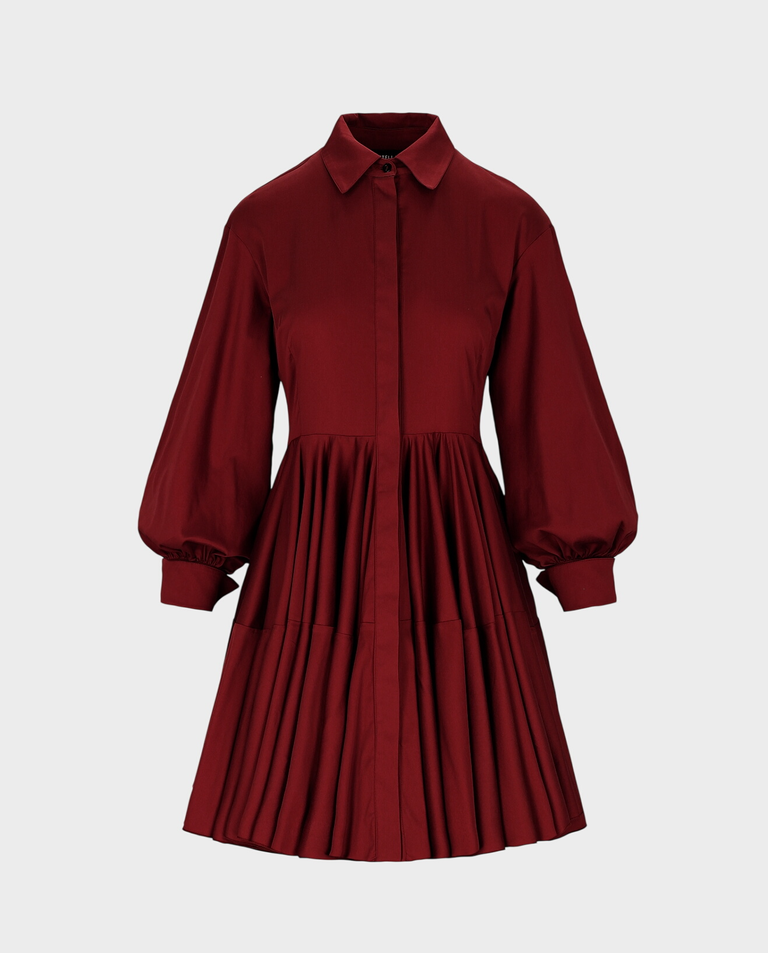 Bordowa sukienka Celinea