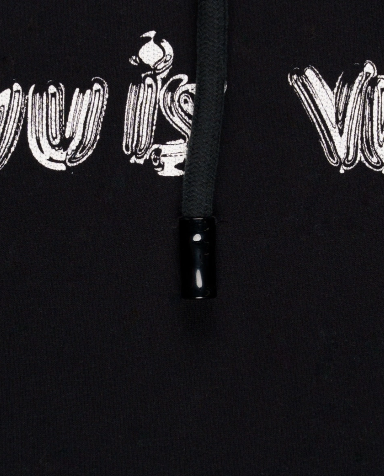 Czarna bluza z kapturem 