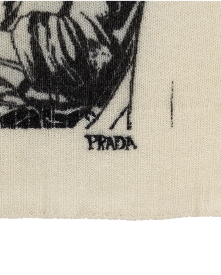 Krótki kremowy sweter „Comic” - Image #2