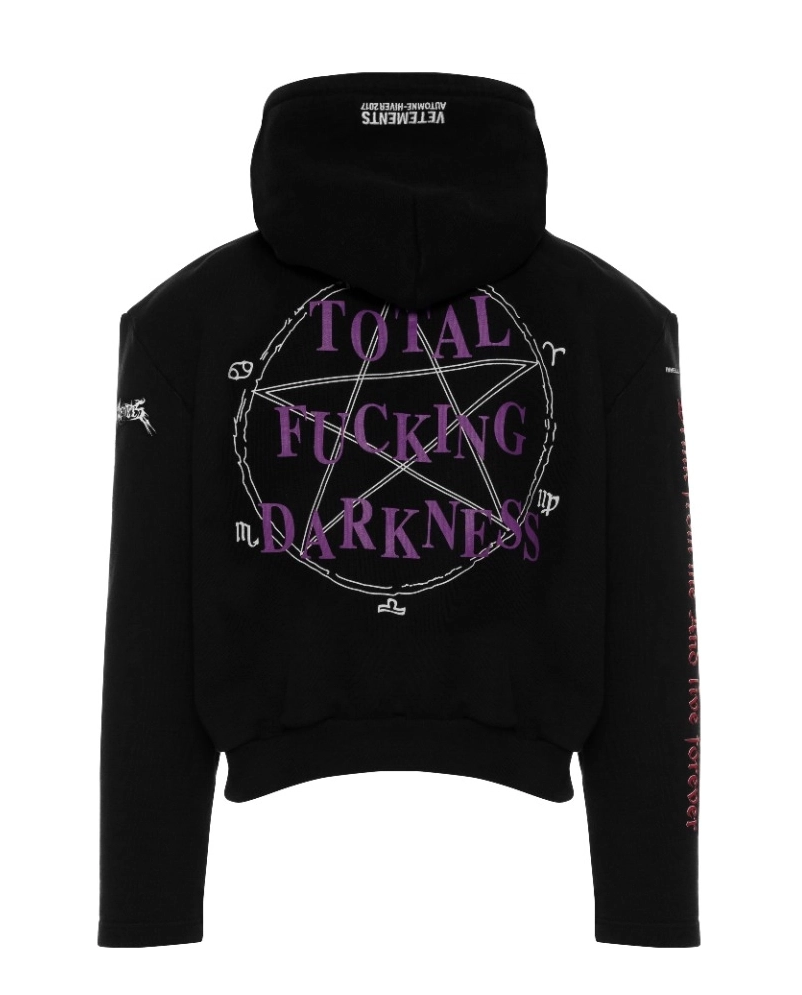 Czarna bluza z kapturem Total Fucking Darkness - Image #1