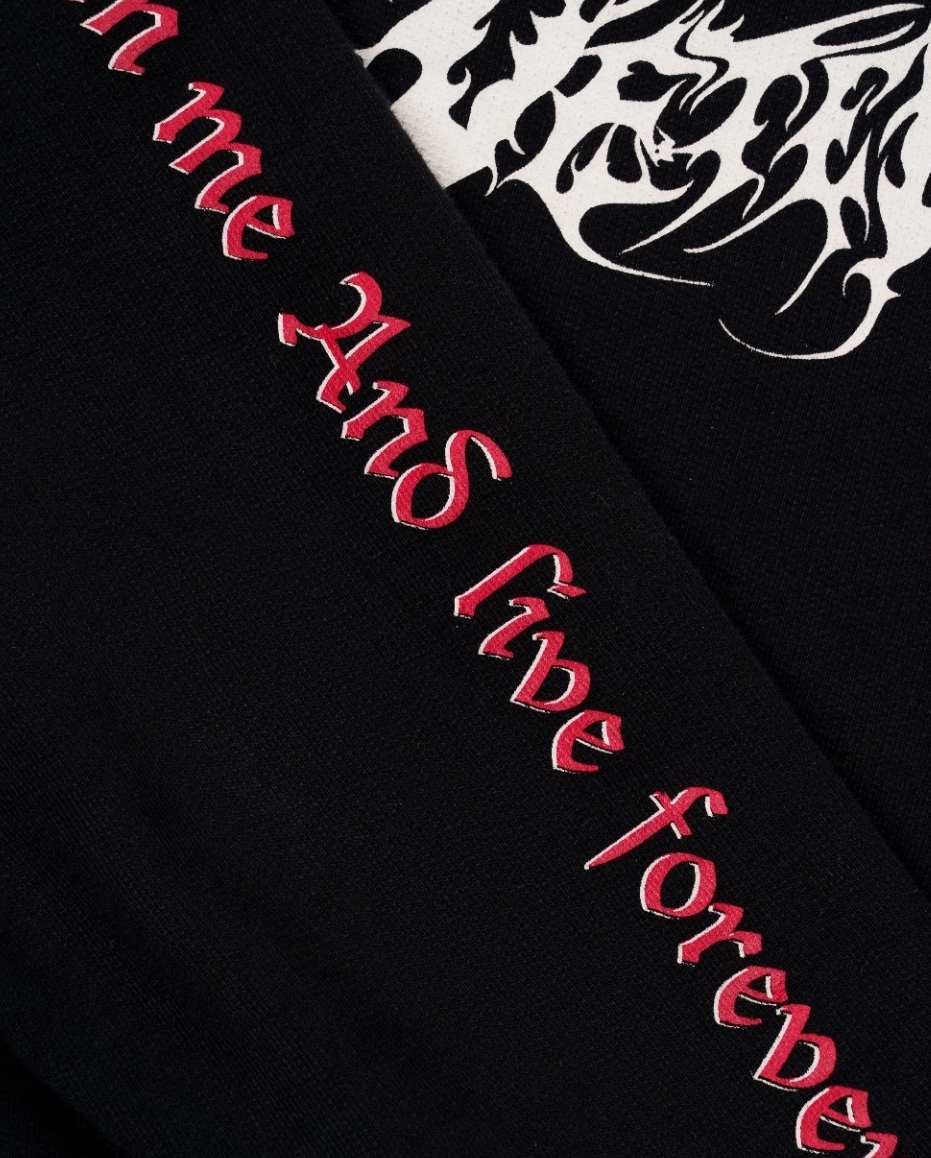 Czarna bluza z kapturem Total Fucking Darkness - Image #2