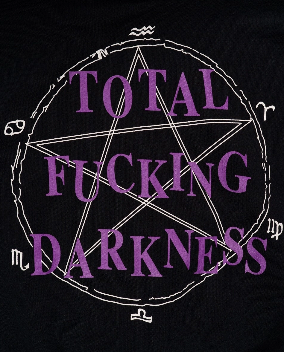 Czarna bluza z kapturem Total Fucking Darkness - Image #5