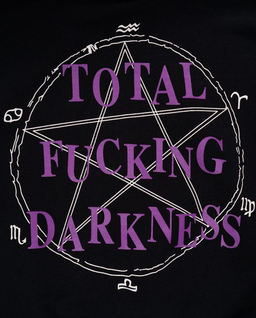 Czarna bluza z kapturem Total Fucking Darkness - Image #5