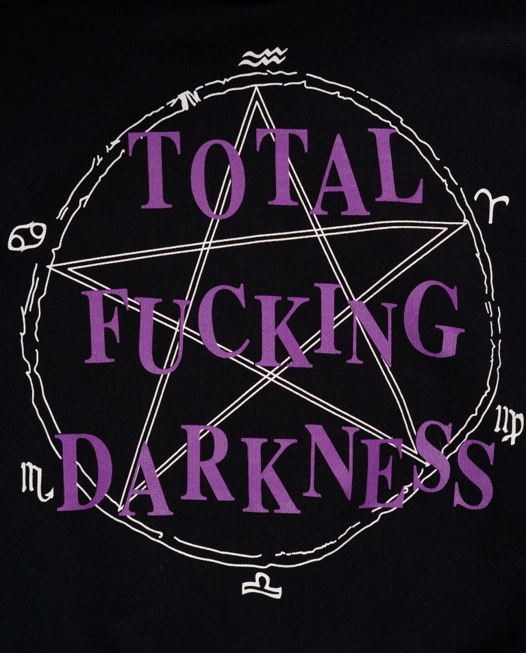 Czarna bluza z kapturem Total Fucking Darkness - Image #5