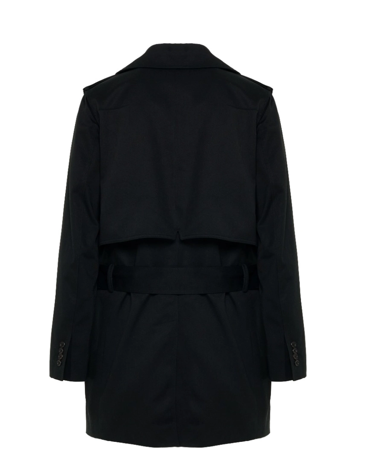 Dior Homme black trench coat