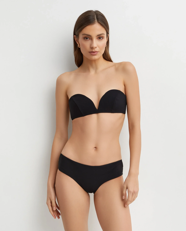 Czarny komplet bikini Wanderlust