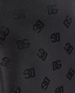 Czarna jedwabna koszula z logo Martini - Image #4