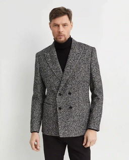 Dwurzędowa wełniana marynarka - Image #0