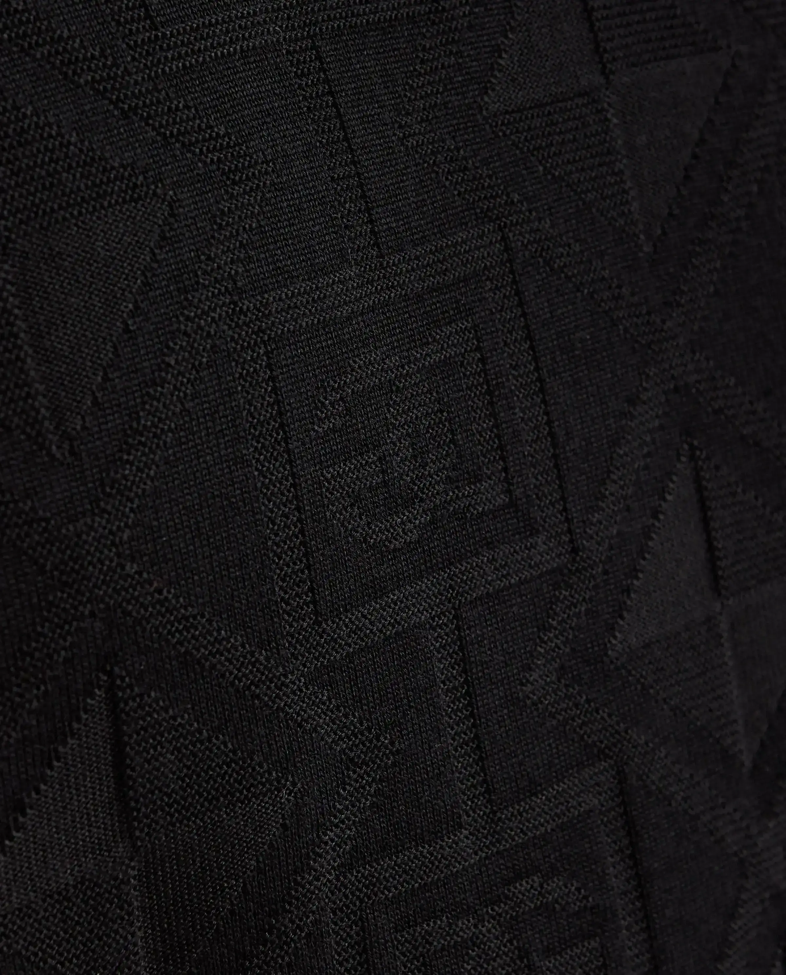 Czarny jedwabny sweter - Image #4