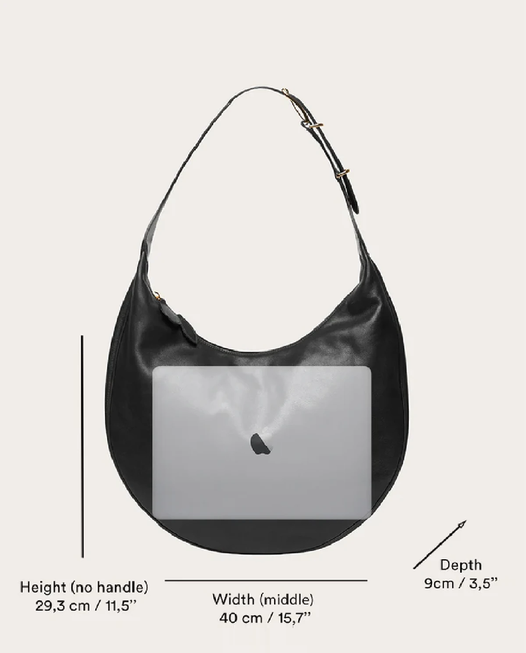 Brązowa torebka Moon Hobo - Image #5