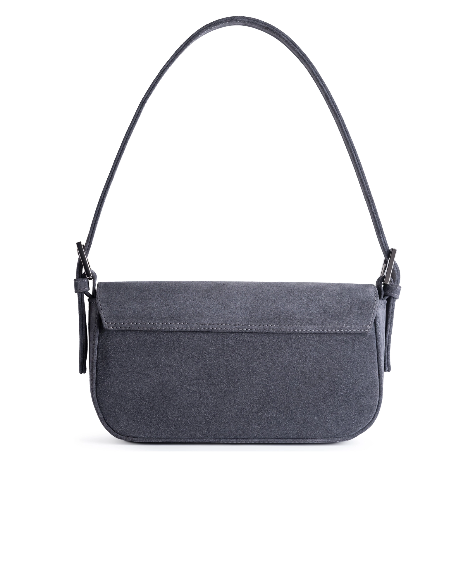 Szara torebka na ramię Baguette - Image #4