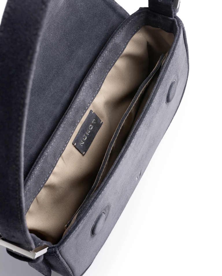 Szara torebka na ramię Baguette - Image #5