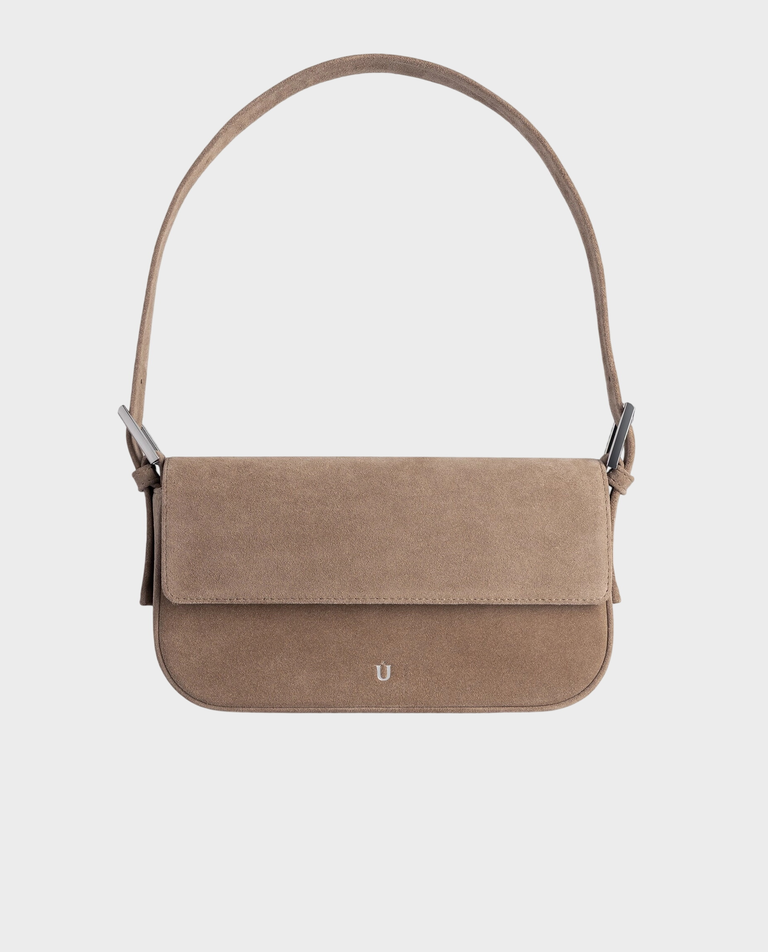 Beżowa torebka na ramię Baguette