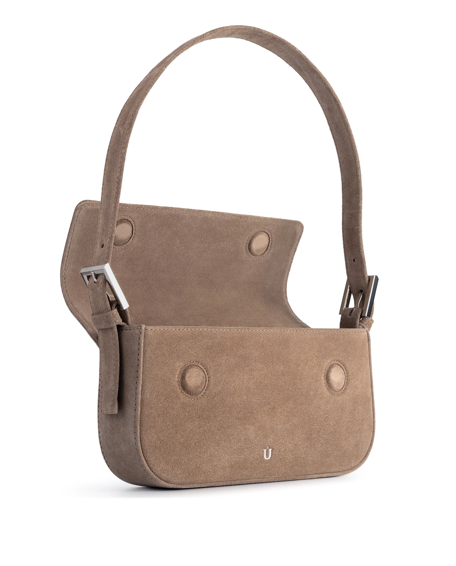 Beżowa torebka na ramię Baguette - Image #1