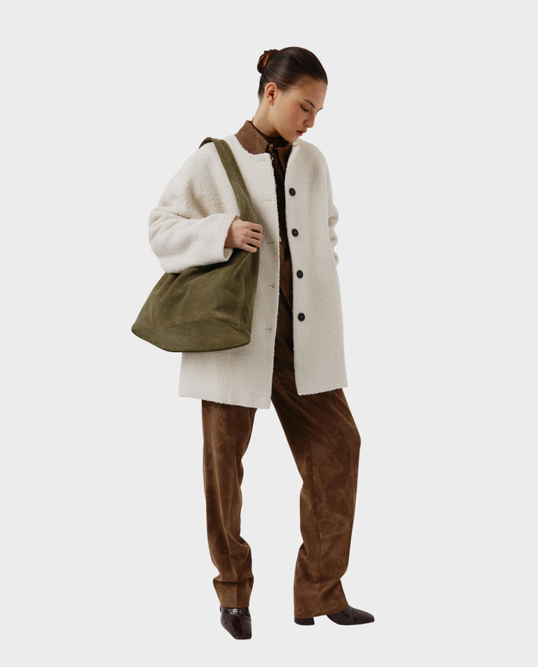 Zielona torebka na ramię Hobo - Image #4