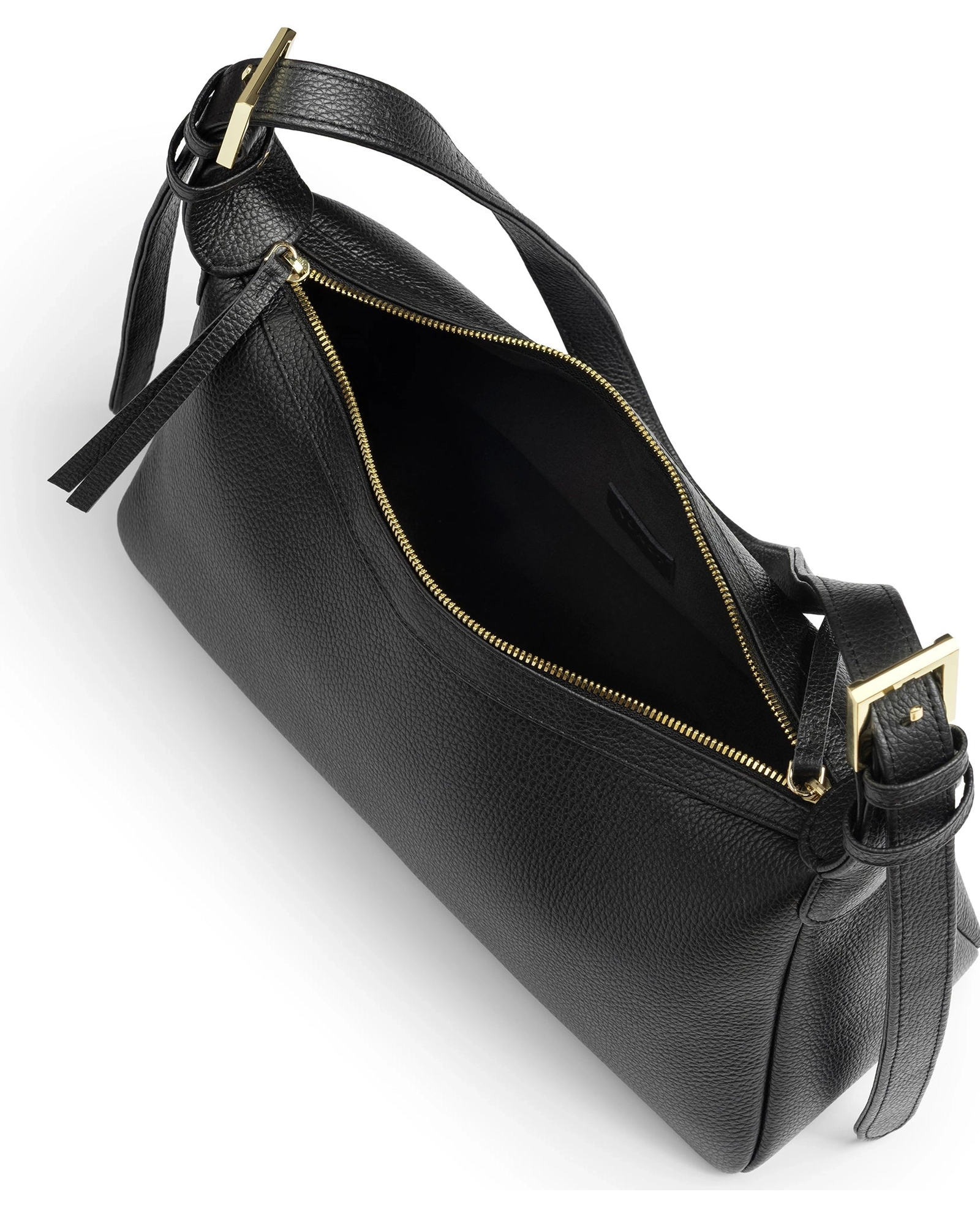 Czarna torebka na ramię  Anny Big - Image #4