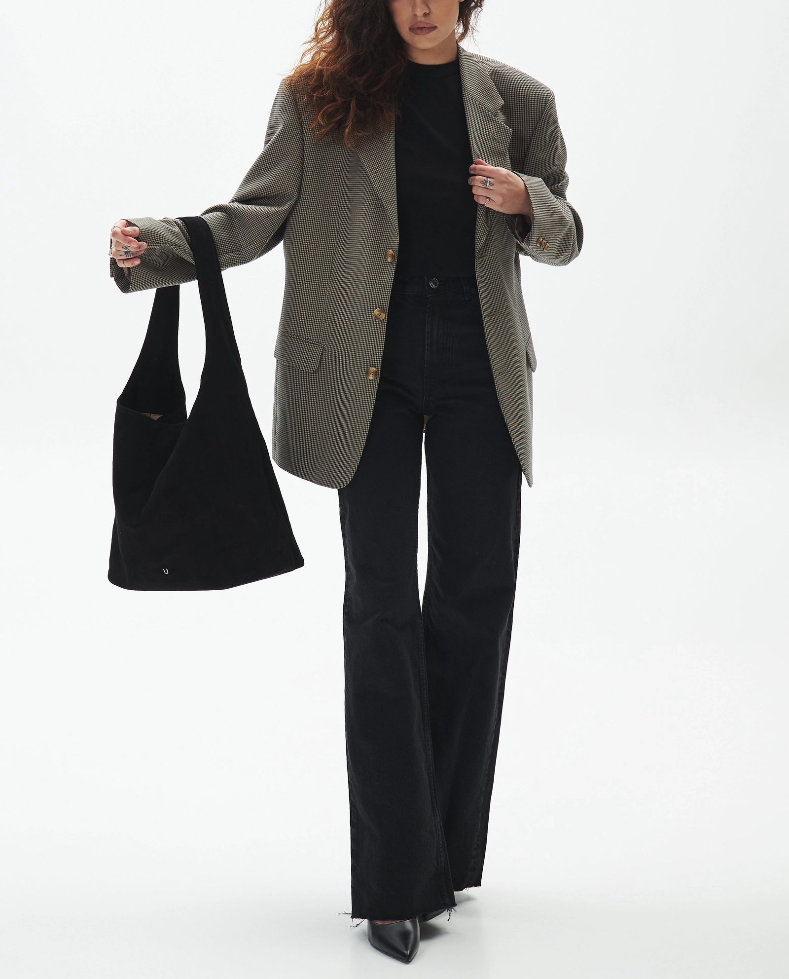 Czarna torebka na ramię Hobo - Image #3