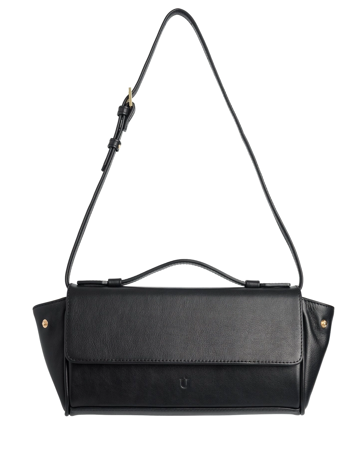 Czarna torebka na ramię Baguette Flip - Image #1