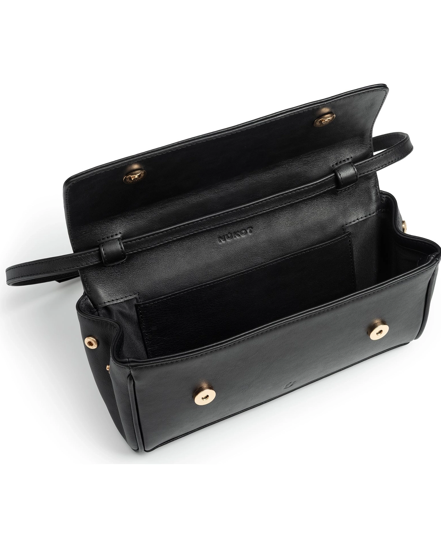 Czarna torebka na ramię Baguette Flip - Image #6