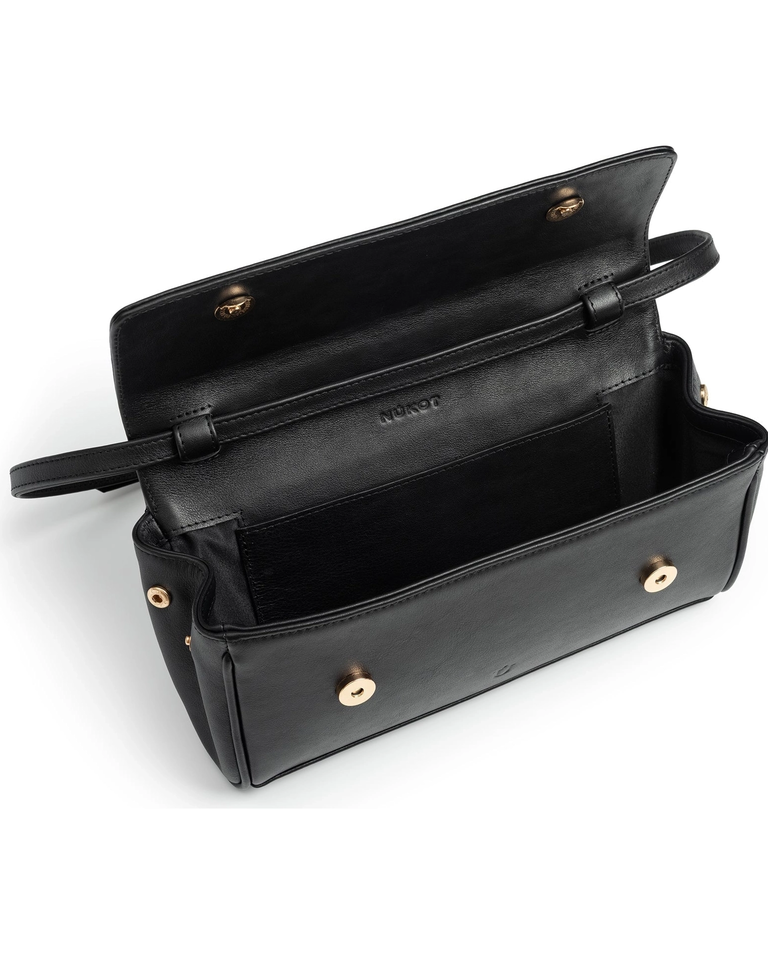 Czarna torebka na ramię Baguette Flip - Image #6