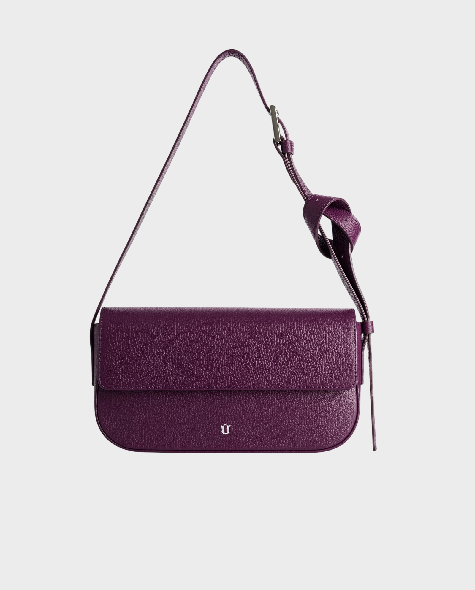 Fioletowa torebka na ramię Baguette - Image #0