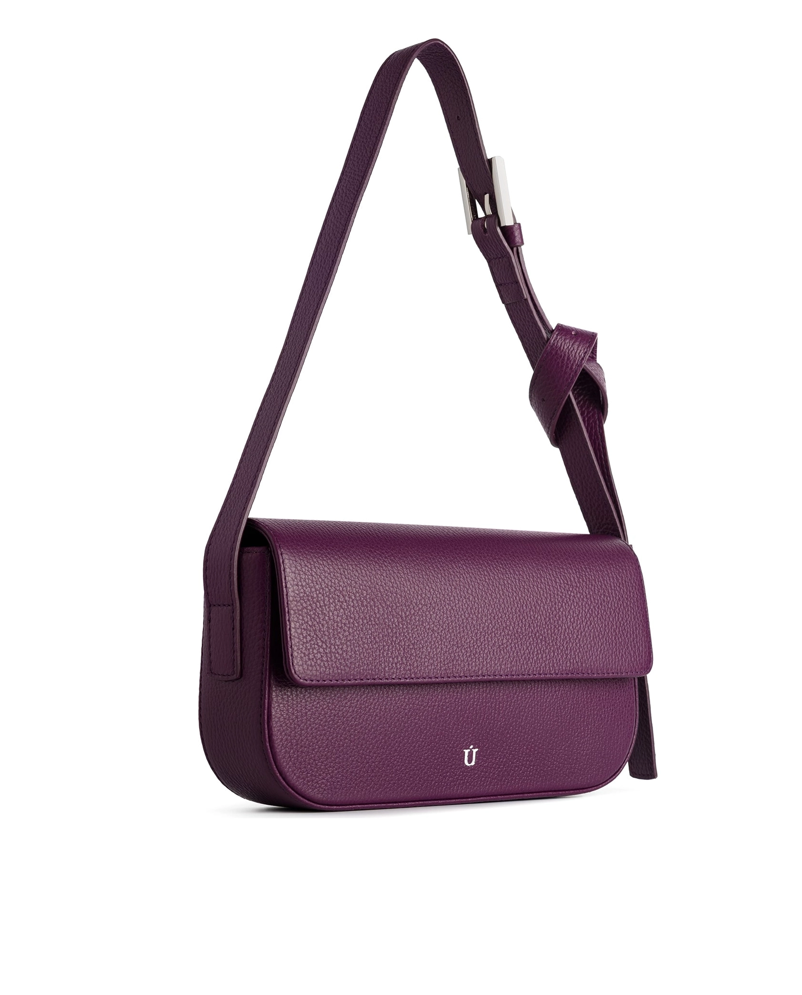 Fioletowa torebka na ramię Baguette - Image #2