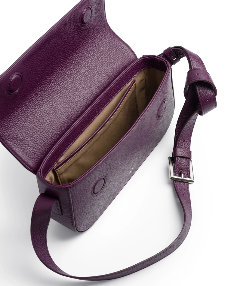 Fioletowa torebka na ramię Baguette - Image #5