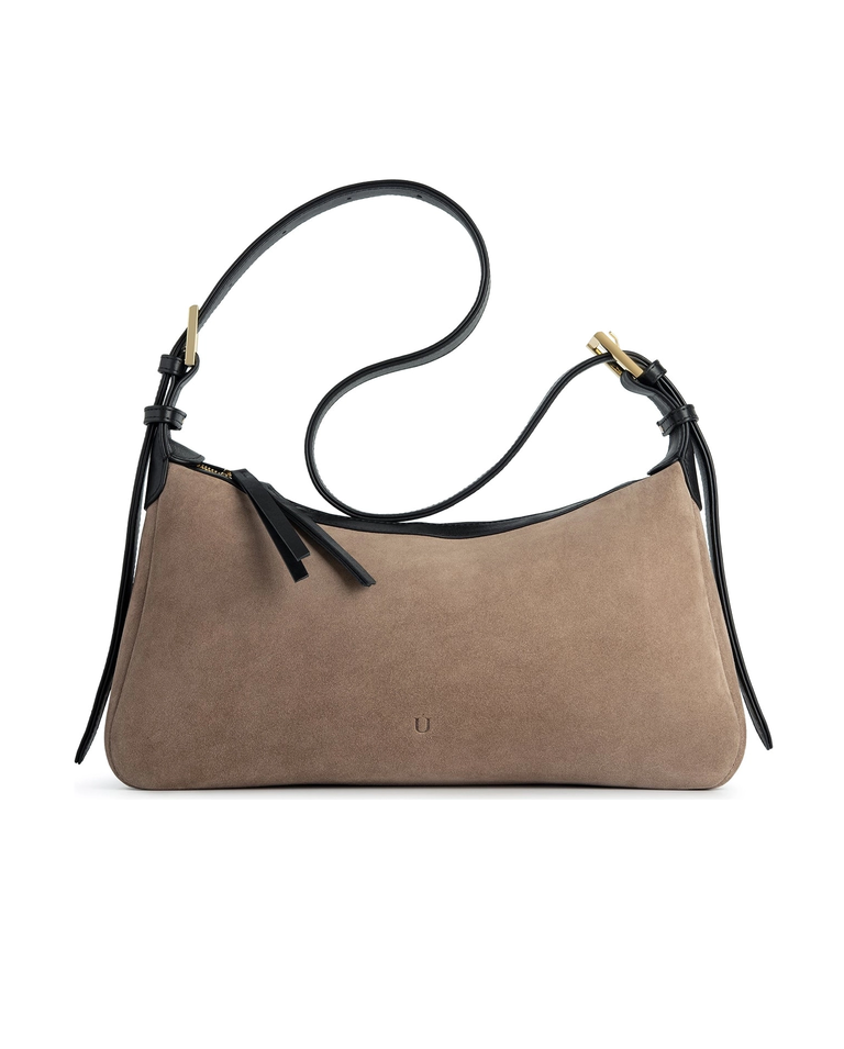 Beżowa torebka na ramię Anny Big