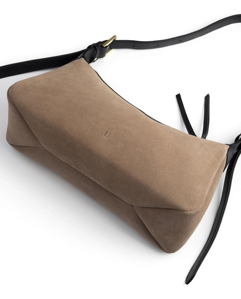 Beżowa torebka na ramię Anny Big - Image #3