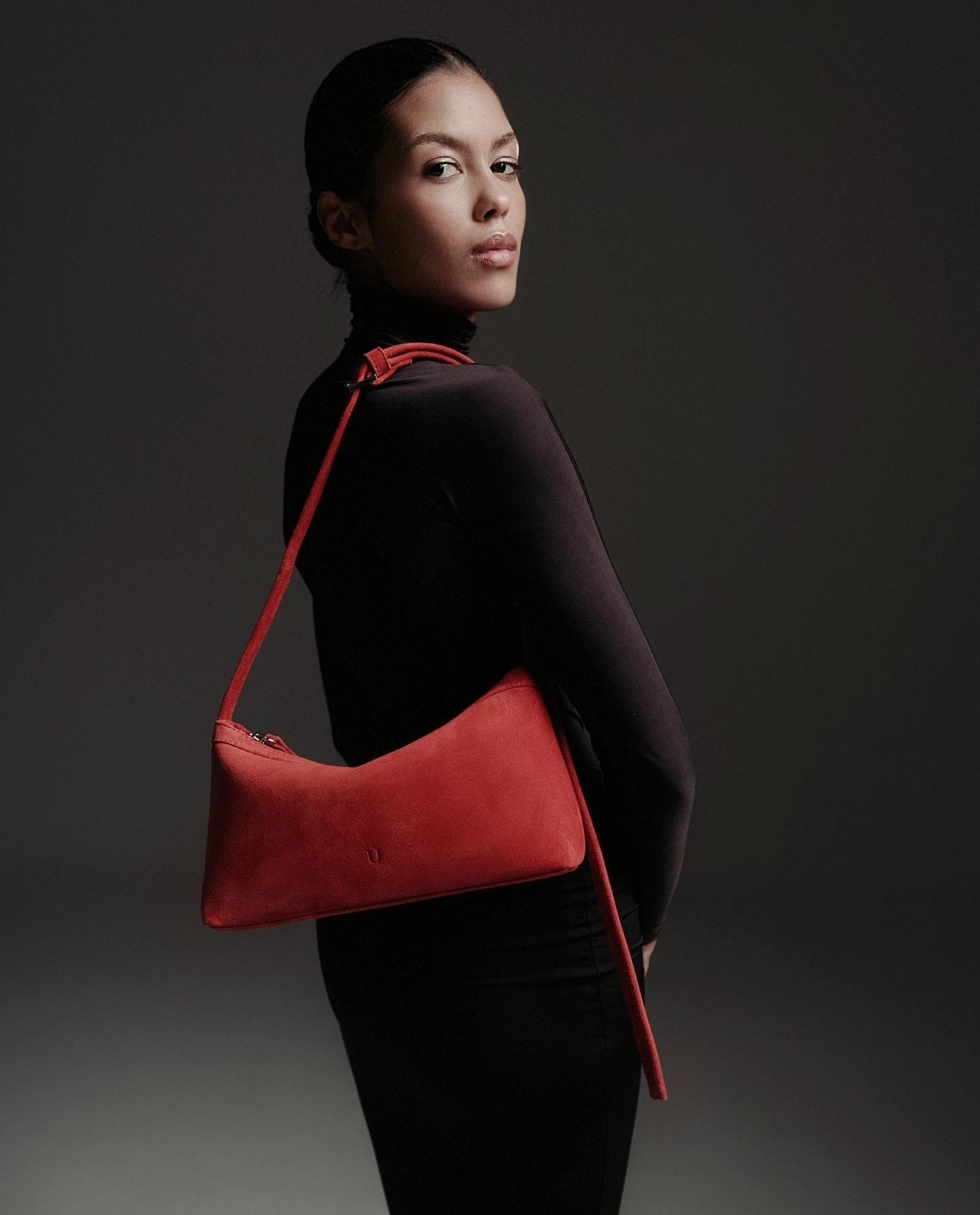 Czerwona torebka na ramię Anny - Image #2